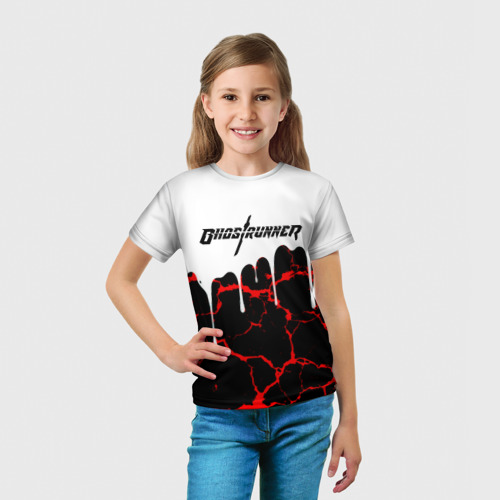 Детская футболка 3D Ghostrunner киберпанк стиль гейм, цвет 3D печать - фото 5