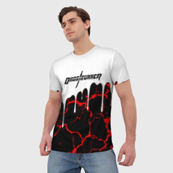 Мужская футболка 3D Ghostrunner киберпанк стиль гейм - фото 2