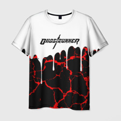 Мужская футболка 3D Ghostrunner киберпанк стиль гейм