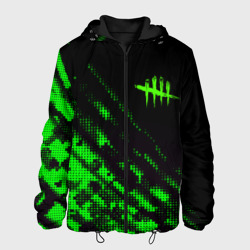 Мужская куртка 3D Dead by daylight green neon