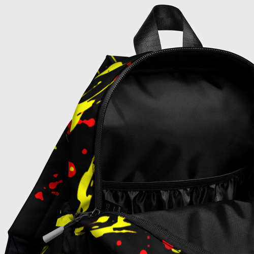 Детский рюкзак 3D с принтом Burussia sport краски текстура, фото #4