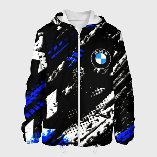 Мужская куртка 3D BMW stripes color auto sport, цвет 3D печать