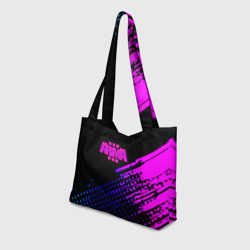 Пляжная сумка 3D Arma 3 неоновый стиль киберпанк милитари - фото 2