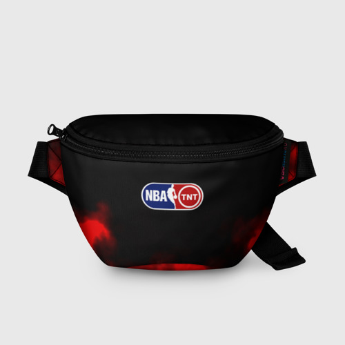 Поясная сумка 3D NBA абстрактные красные краски лого