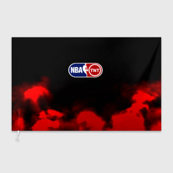 Флаг 3D NBA абстрактные красные краски лого
