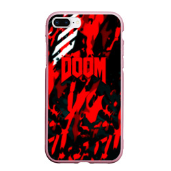 Чехол для iPhone 7Plus/8 Plus матовый Doom краски думгай солдат