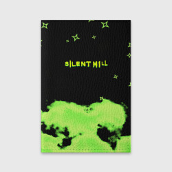 Обложка для паспорта матовая кожа Silent hill зелёный смок сити токсик