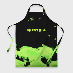 Фартук 3D Silent hill зелёный смок сити токсик