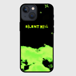 Чехол для iPhone 13 mini Silent hill зелёный смок сити токсик