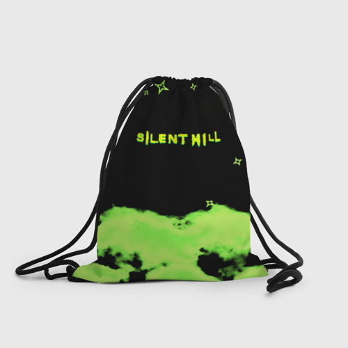 Рюкзак-мешок 3D Silent hill зелёный смок сити токсик