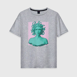 Meduza – Женская футболка хлопок Oversize с принтом купить со скидкой в -16%