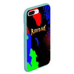 Чехол для iPhone 7Plus/8 Plus матовый Rayman краски игра на позитиве - фото 2