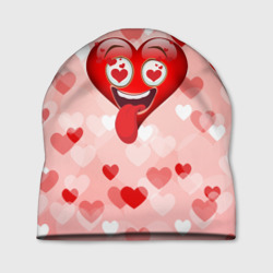 Шапка 3D Влюбленное сердечко