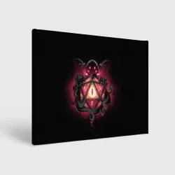 Холст прямоугольный Cthulhu - d20