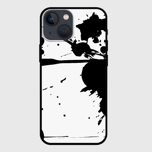 Чехол для iPhone 13 mini с принтом Art blots - vanguard, вид спереди #2