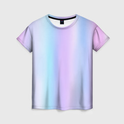 Градиент матовый светлый – Женская футболка 3D с принтом купить со скидкой в -26%