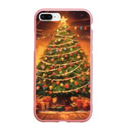Чехол для iPhone 7Plus/8 Plus матовый Магия Рождества