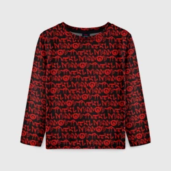 Детский лонгслив 3D Dead Space символы обелиска