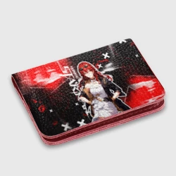 Картхолдер с принтом Химеко из Хонкай - глитч