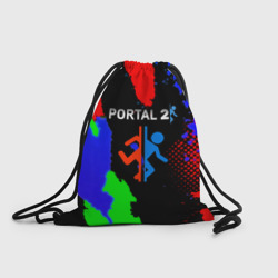Рюкзак-мешок 3D Portal 2 краски сочные текстура