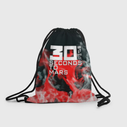 Рюкзак-мешок 3D Seconds to mars fire 