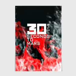 Постер Seconds to mars fire 