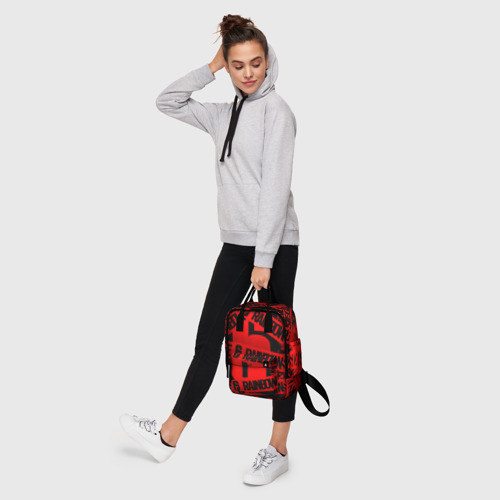 Женский рюкзак 3D с принтом Rainbox six краски, фото #4