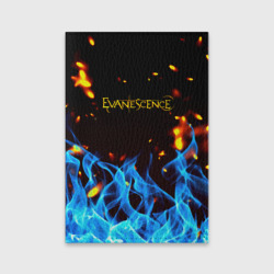 Обложка для паспорта матовая кожа Evanescence огонь рок группа