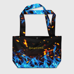 Пляжная сумка 3D Evanescence огонь рок группа