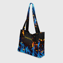 Пляжная сумка 3D Evanescence огонь рок группа - фото 2