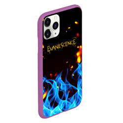 Чехол для iPhone 11 Pro матовый Evanescence огонь рок группа - фото 2