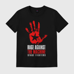 Мужская футболка хлопок RATM - star hand