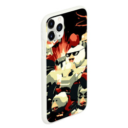 Чехол для iPhone 11 Pro Max матовый Чикен Ган заварушка - фото 2
