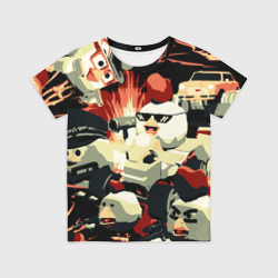 Детская футболка 3D Чикен Ган заварушка