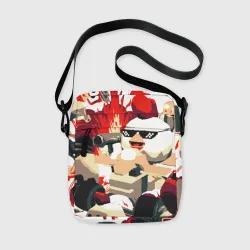 Сумка через плечо 3D Чикен Ган разборка