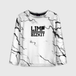 Детский лонгслив 3D Limp bizkit storm black