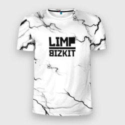 Мужская футболка 3D Slim Limp bizkit storm black