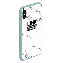 Чехол для iPhone XS Max матовый Limp bizkit storm black - фото 2