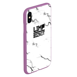 Чехол для iPhone XS Max матовый Limp bizkit storm black - фото 2