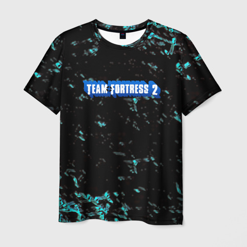 Мужская футболка с принтом Team Fortress абстракция, вид спереди №1