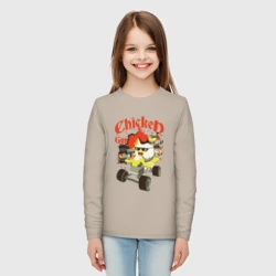 Детский лонгслив хлопок Чикен Ган погоня - фото 2