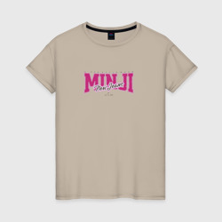 Minji k-idols – Женская футболка хлопок с принтом купить со скидкой в -20%