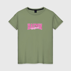 Haerin k-idols – Женская футболка хлопок с принтом купить со скидкой в -20%