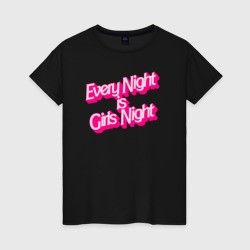 Каждая ночь - ночь девчонок – Женская футболка хлопок с принтом купить со скидкой в -20%