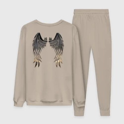 Женский костюм хлопок Крылья ангела с металлическим блеском