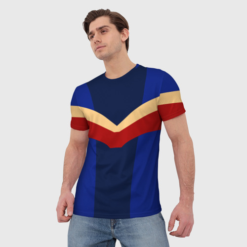 Мужская футболка 3D с принтом Спортивные девяностые, фото на моделе #1