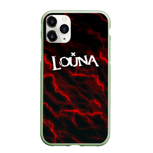 Чехол для iPhone 11 Pro матовый с принтом Louna storm рок группа, вид спереди #2
