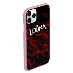 Чехол для iPhone 11 Pro Max матовый Louna storm рок группа - фото 2
