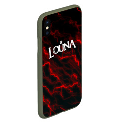 Чехол для iPhone XS Max матовый Louna storm рок группа - фото 2