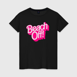 Beach off – Женская футболка хлопок с принтом купить со скидкой в -20%